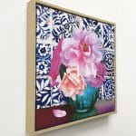 Canvas Print Square 30 cm with timber frame by Anna Chandler Design