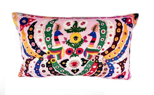 Small Cushion Velvet Silk Road