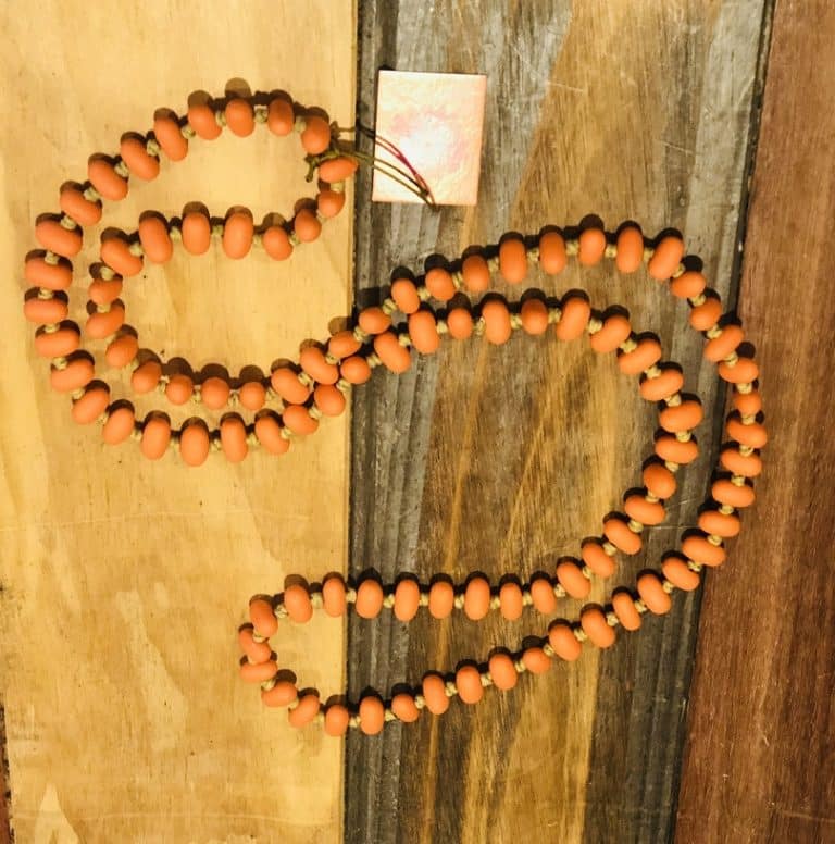 Jellybean Necklace Tangerine