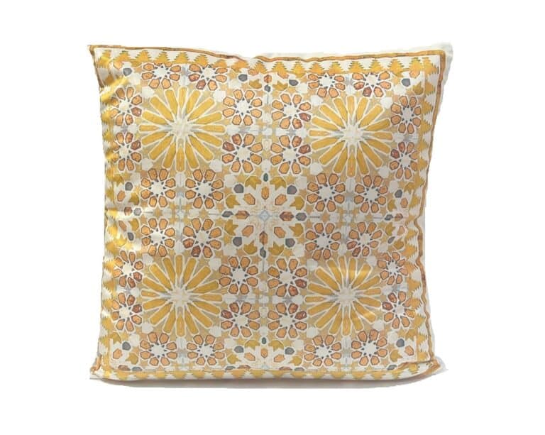 Back of velvet cushion square KAsbah